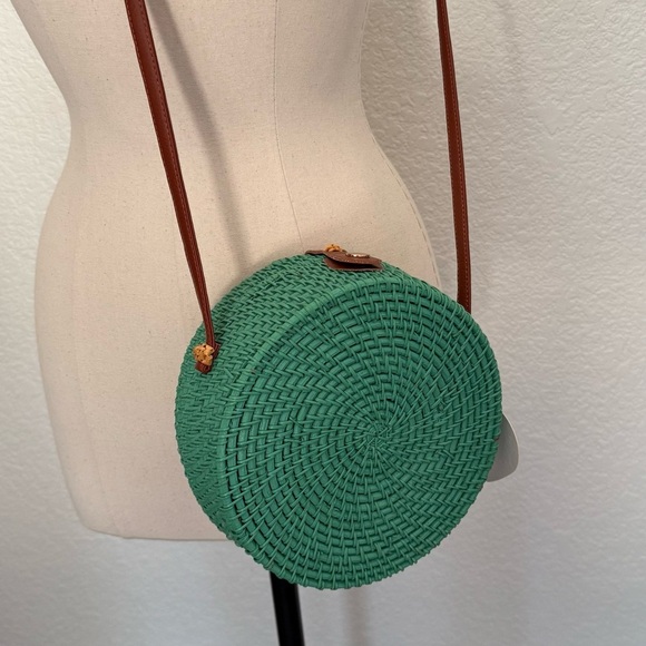 Rattan Imoshion Vegan Purse~NWT - Picture 1 of 8